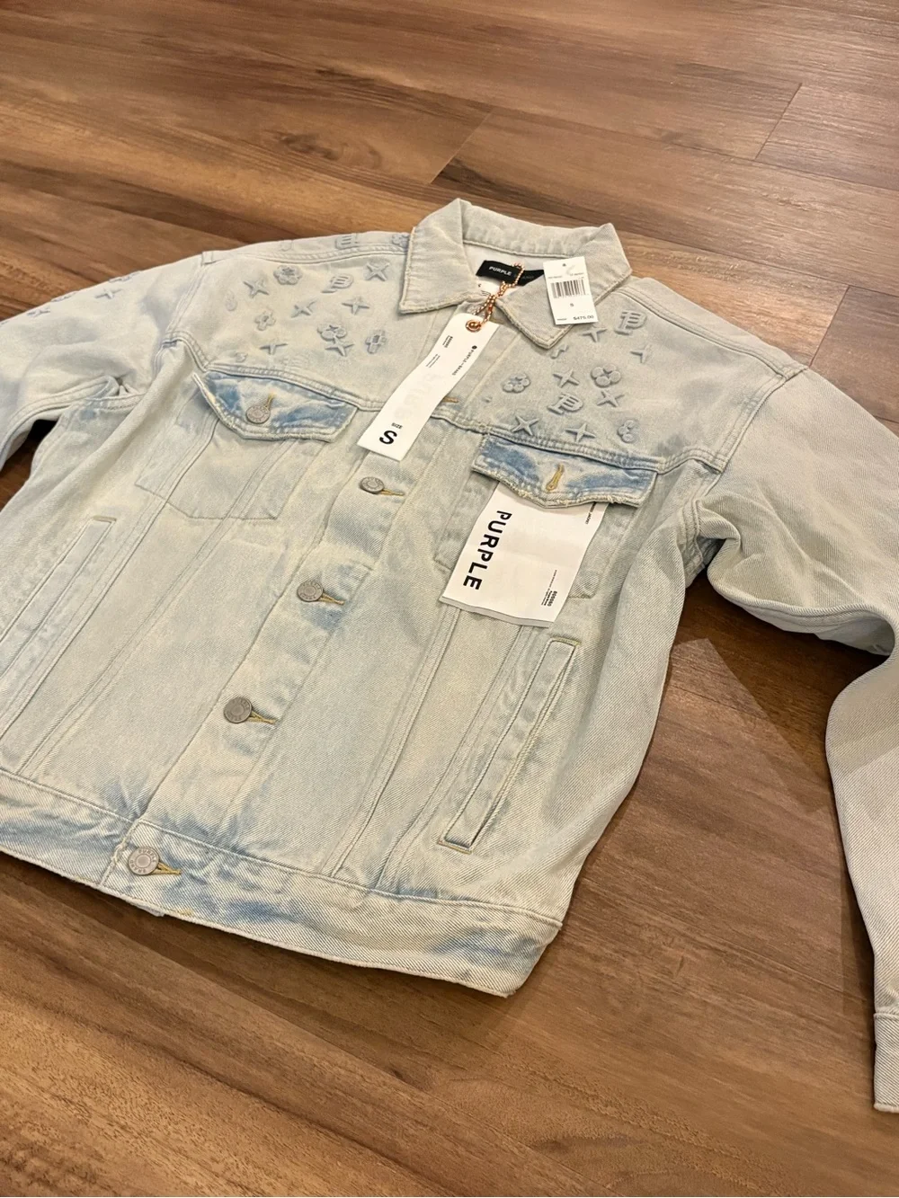 Purple Brand Light Wash Denim Jacket - Men's